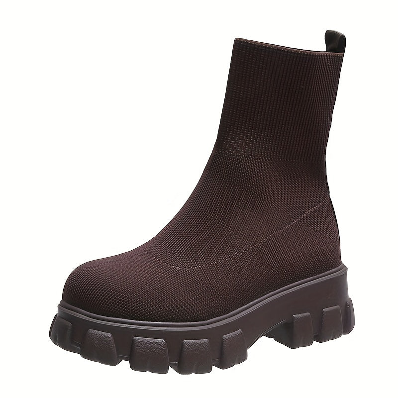 Sienna | Dames Korteboots met Dikke Zool