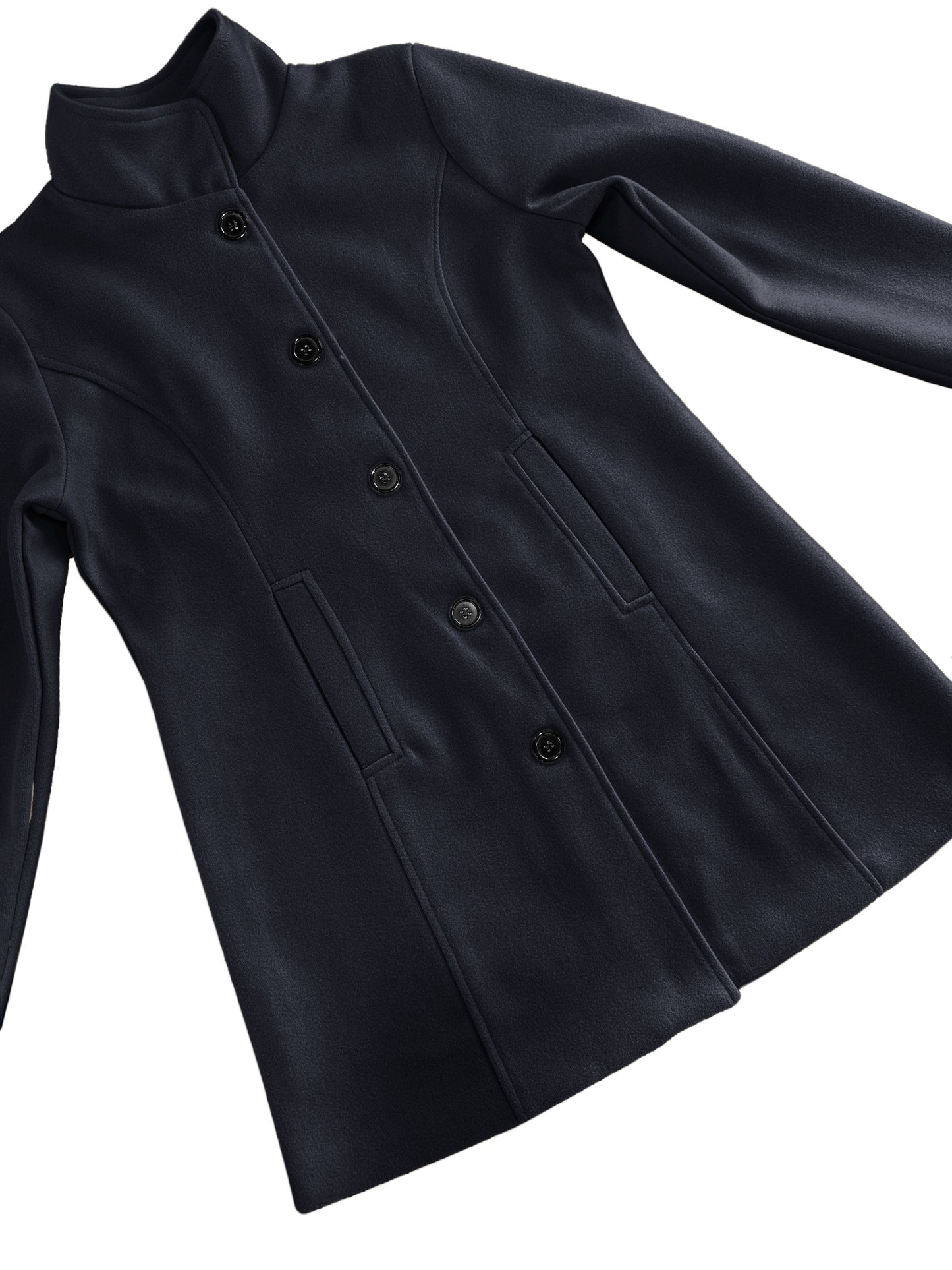 Emma | Elegante enkelknops jas voor dames – perfect voor herfst & winter