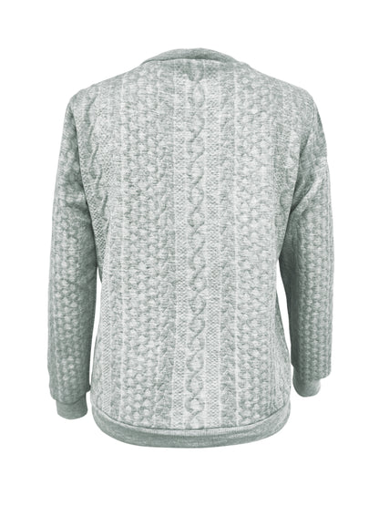 Rebecca | Comfortabele Kwartrits Sweatshirt Voor Herfst & Winter