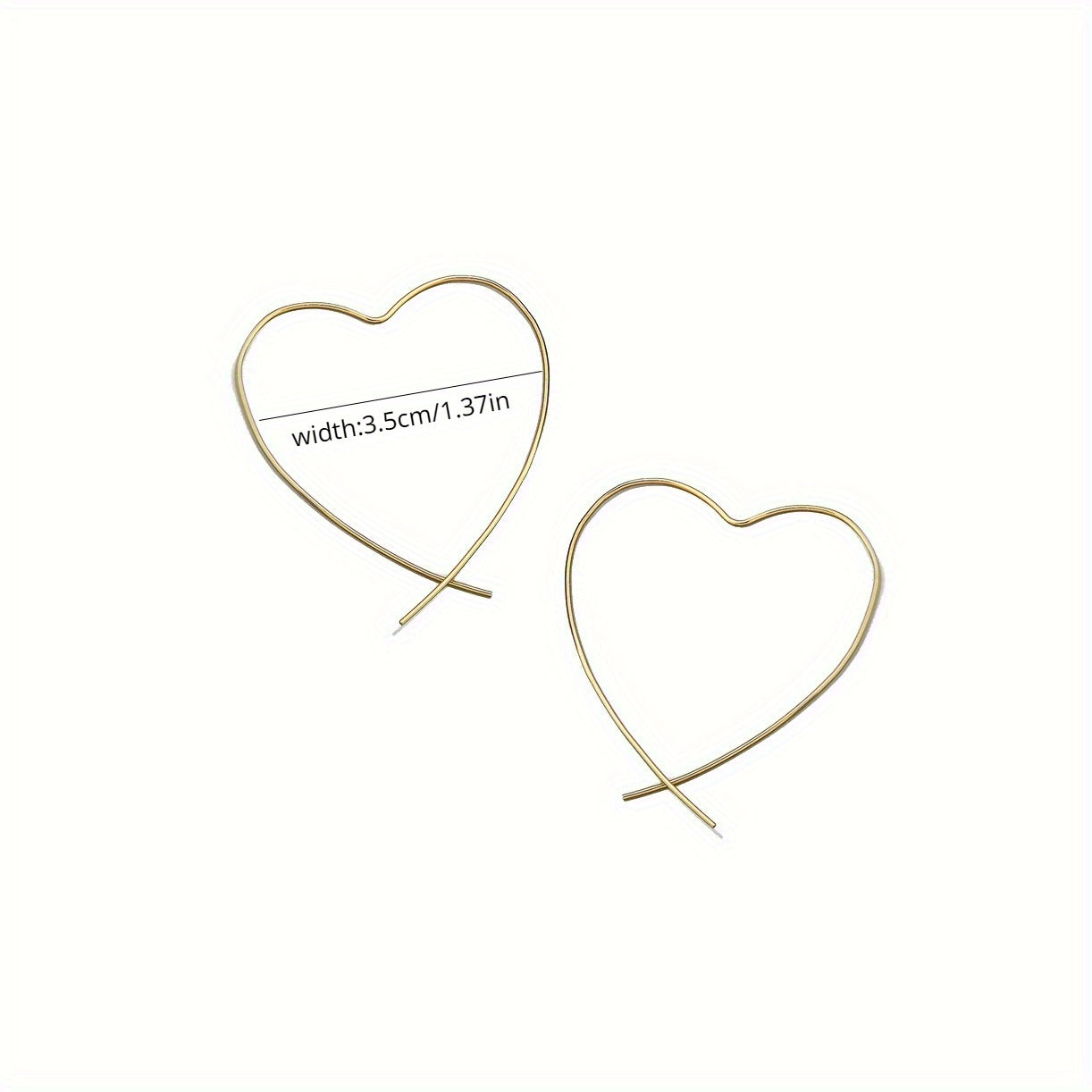 Emily | Unieke Hoepel Oorbellen met Vintage Hart Ontwerp