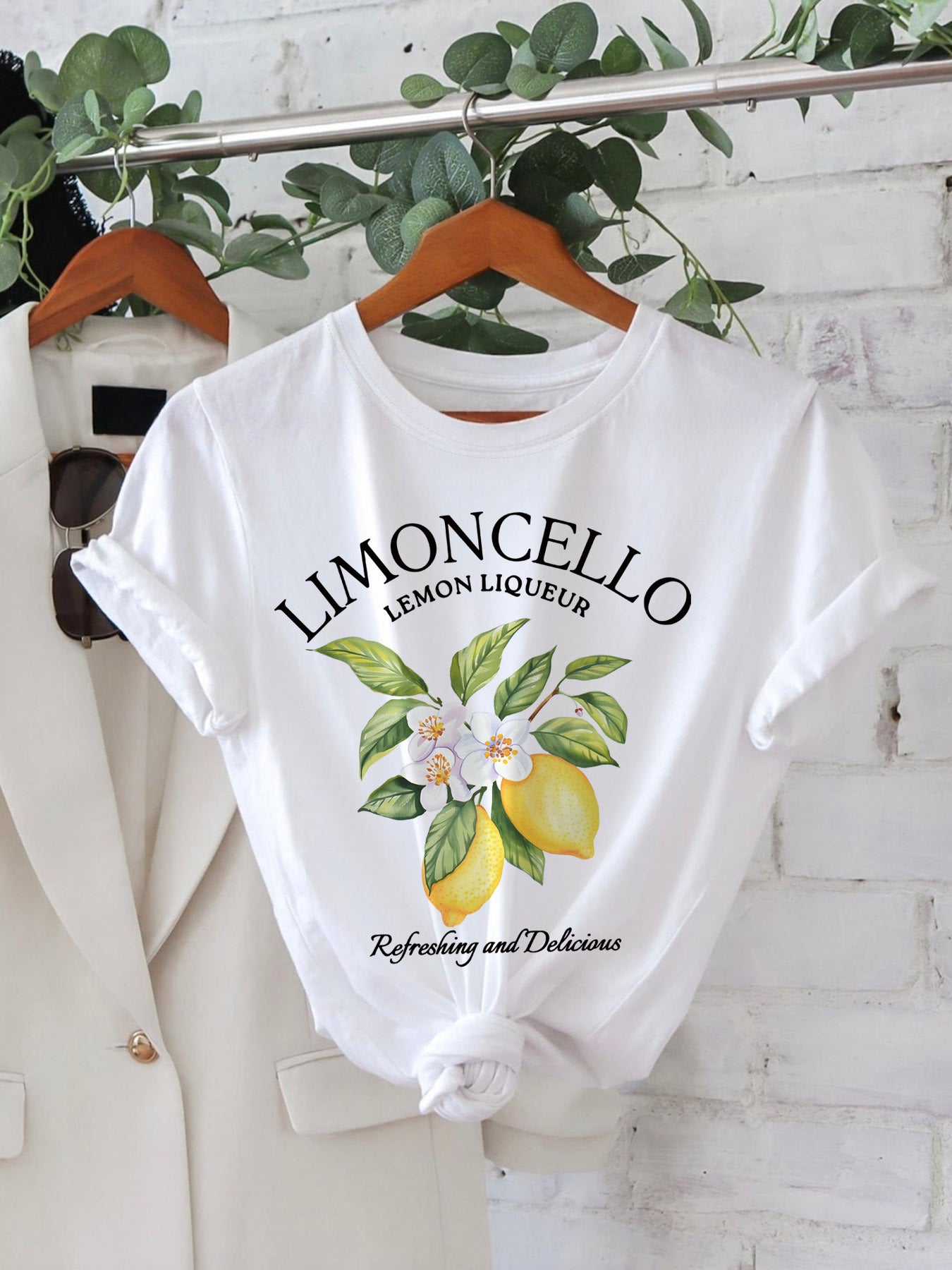 Lemonade | Fris en Vrolijk T-Shirt met Lemon Print