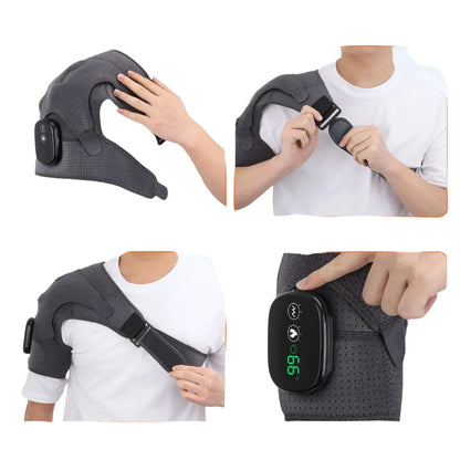 ShoulderTherm - Verwarmde Schouderbrace Massage voor Pijnbestrijding en Revalidatie