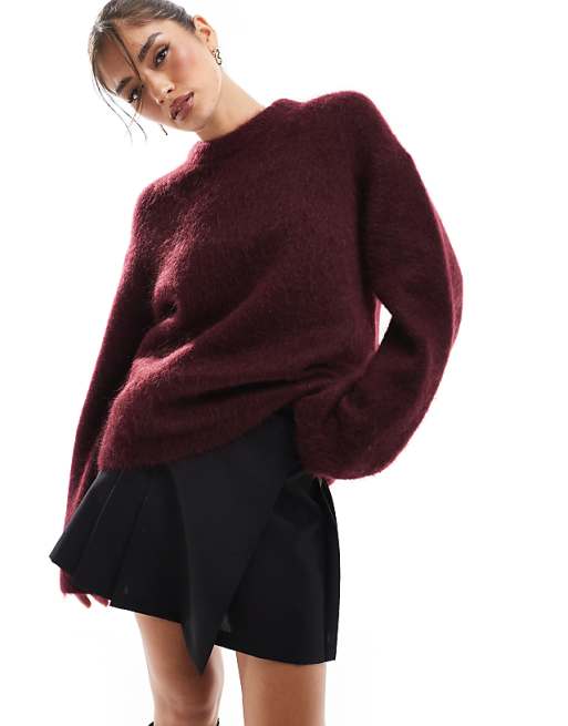 Sophia | Mohair-Mischpullover mit Rundhalsausschnitt