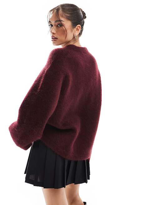 Sophia | Mohair-Mischpullover mit Rundhalsausschnitt