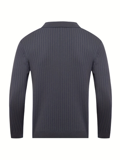 Daniel | Schicker V-Ausschnitt-Pullover mit Stretch für Herbst und Winter