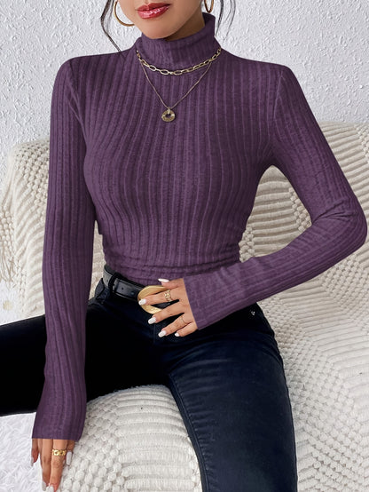 Olivia | Turtle Neck Slim Sweater