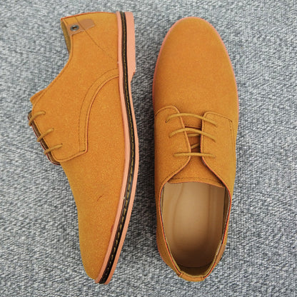 Oliver Heren veterschoenen Lente suede Oxford