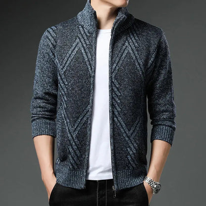 Max StripeZip Vest | Trendy gestreept wintervest