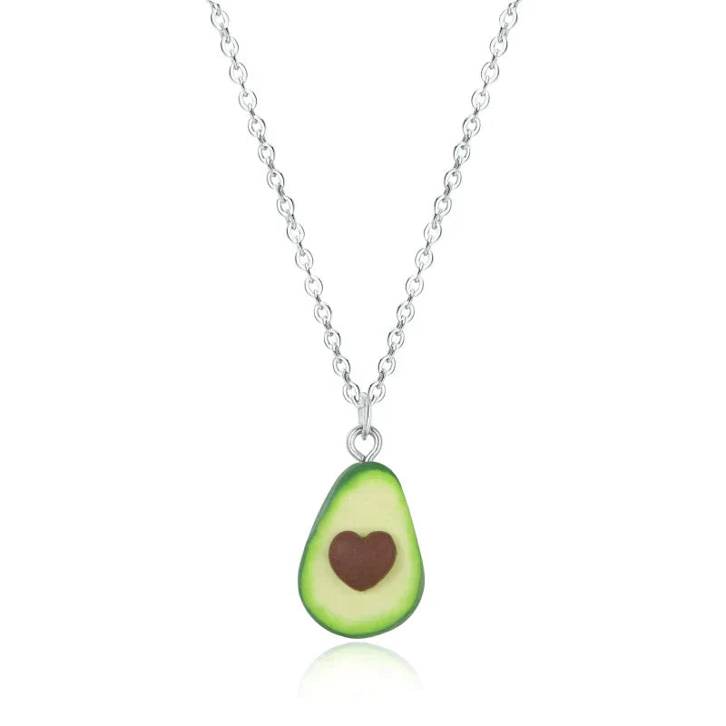 Avocado hart ketting | Een unieke vriendschapsketting