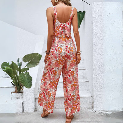 Luna | Stijlvolle Zomerse Backless Jumpsuit