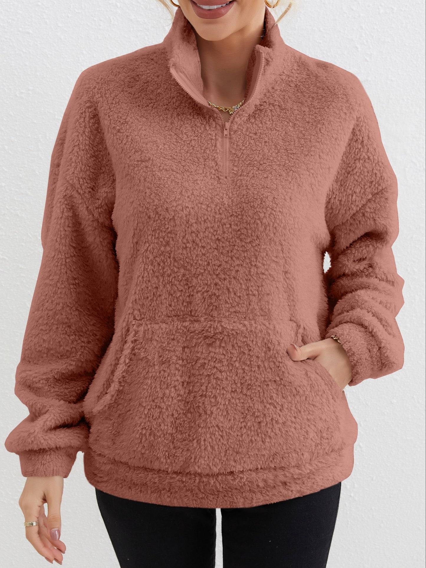 Chloe | Pullover mit Reißverschluss vorne