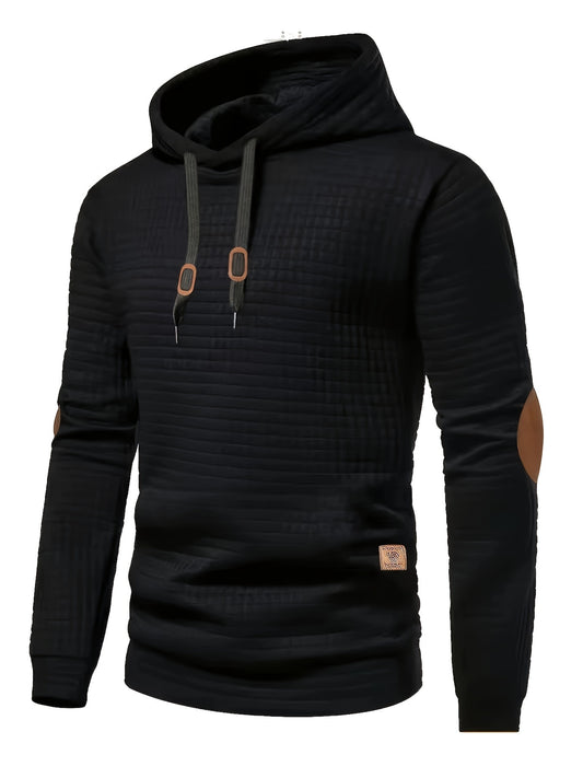 Daniel | Waffelstruktur-Hoodie mit Kapuze für Herbst und Winter