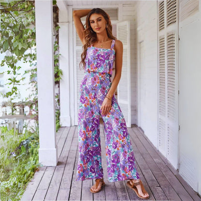 Luna | Stijlvolle Zomerse Backless Jumpsuit