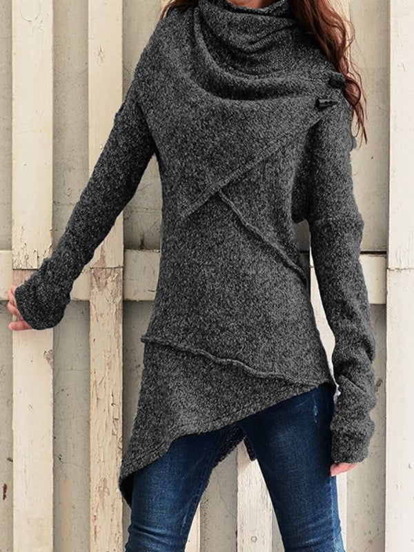 Elena | Stijlvolle Asymmetrische Tuniek voor Herfst en Winter