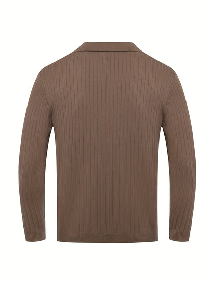 Daniel | Schicker V-Ausschnitt-Pullover mit Stretch für Herbst und Winter