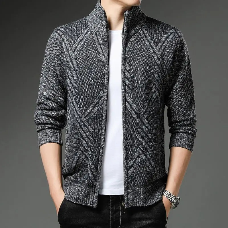 Max StripeZip Vest | Trendy gestreept wintervest