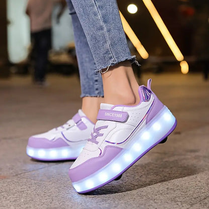 GlideGlow | Trendy Rolschoenen voor Stijlvolle Avonturen