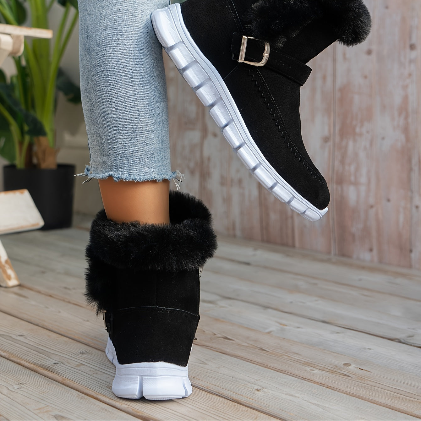 Lena | Warme, comfortabele snowboots met antislipzool voor dames