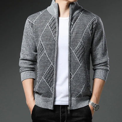 Max StripeZip Vest | Trendy gestreept wintervest