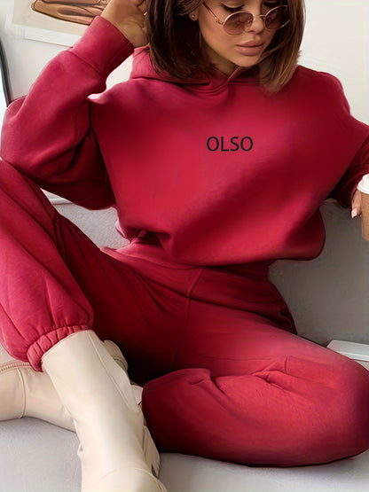 Emily | Olso Dames Set | Casual Twee-Delig Hoodie & Sweatbroek Set