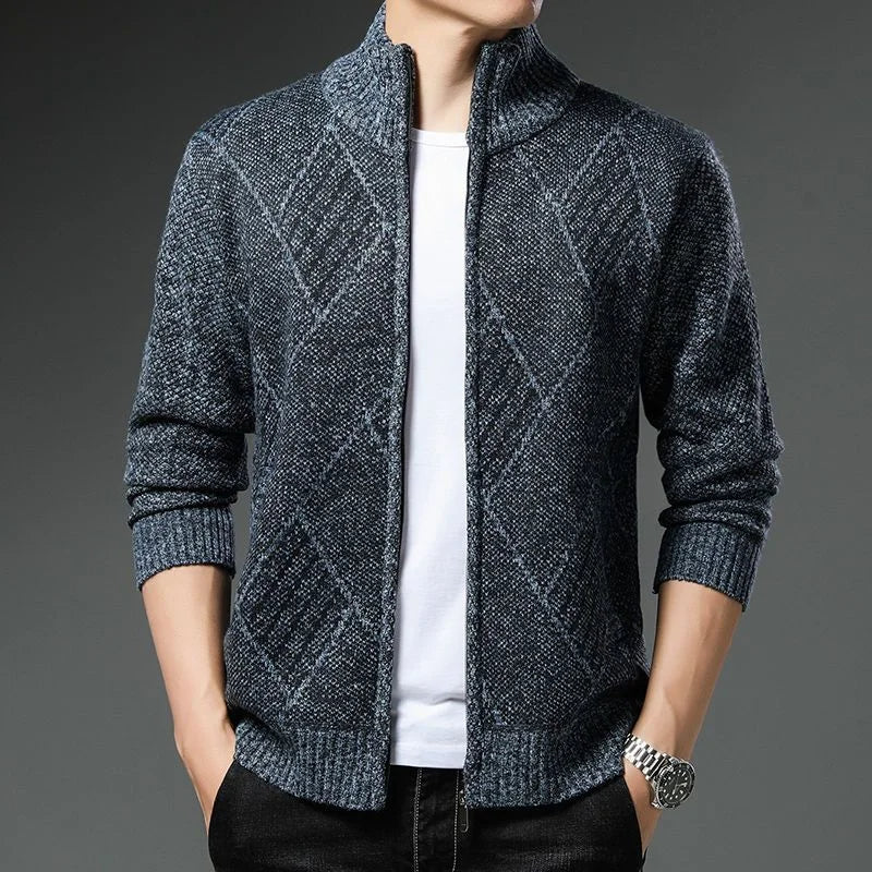 Max StripeZip Vest | Trendy gestreept wintervest