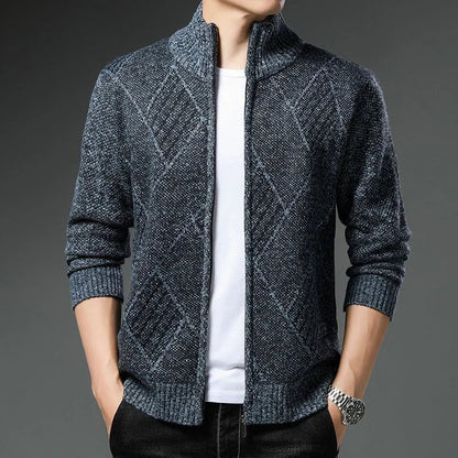 Max StripeZip Vest | Trendy gestreept wintervest