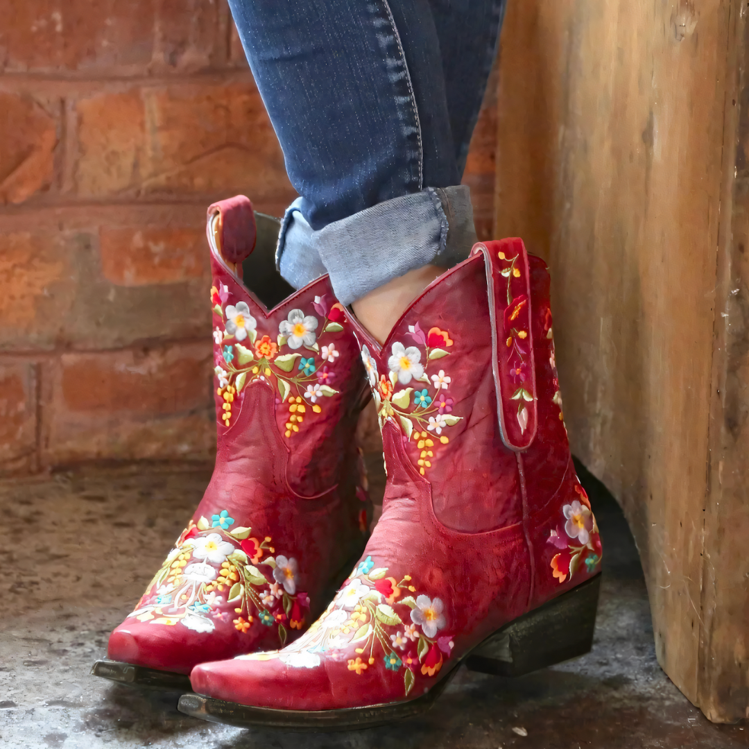 Marley – Wetterfeste Cowgirl-Vintage-Stiefel