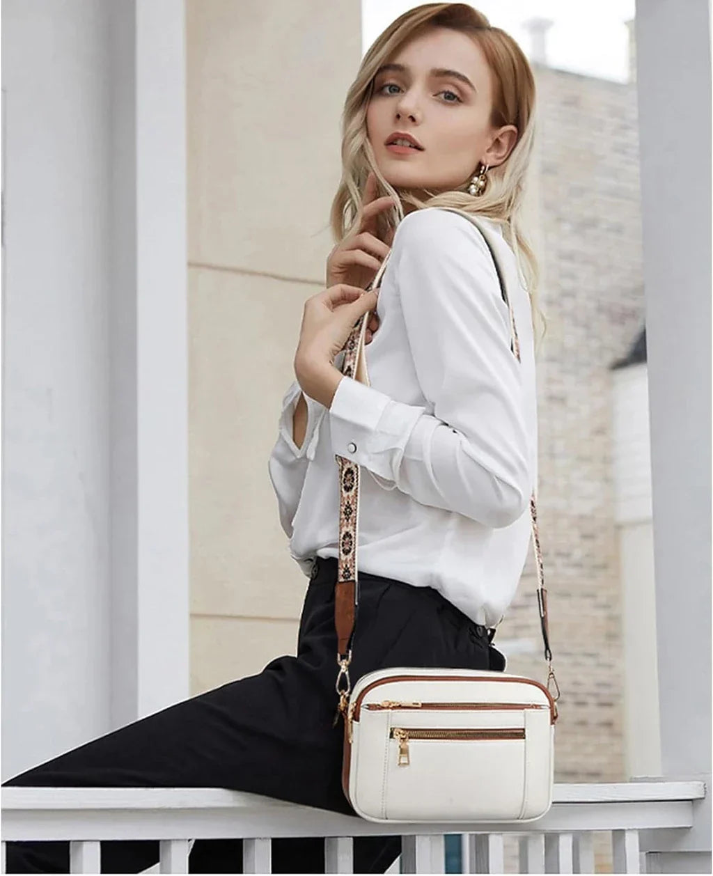 Vintage Vibe Crossbody Bag