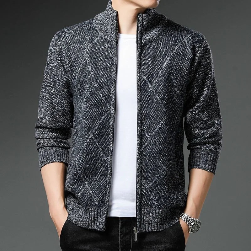 Max StripeZip Vest | Trendy gestreept wintervest