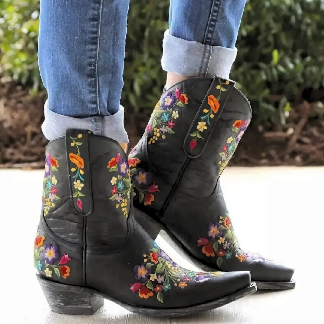 Marley – Wetterfeste Cowgirl-Vintage-Stiefel