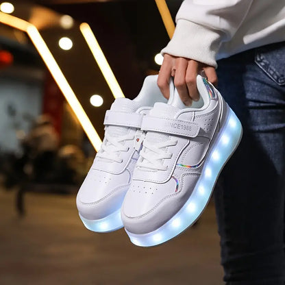 GlideGlow | Trendy Rolschoenen voor Stijlvolle Avonturen