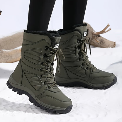 Isabelle – Winter-Schneestiefel für Damen, warm gefüttert, rutschfest, Mikrofaser