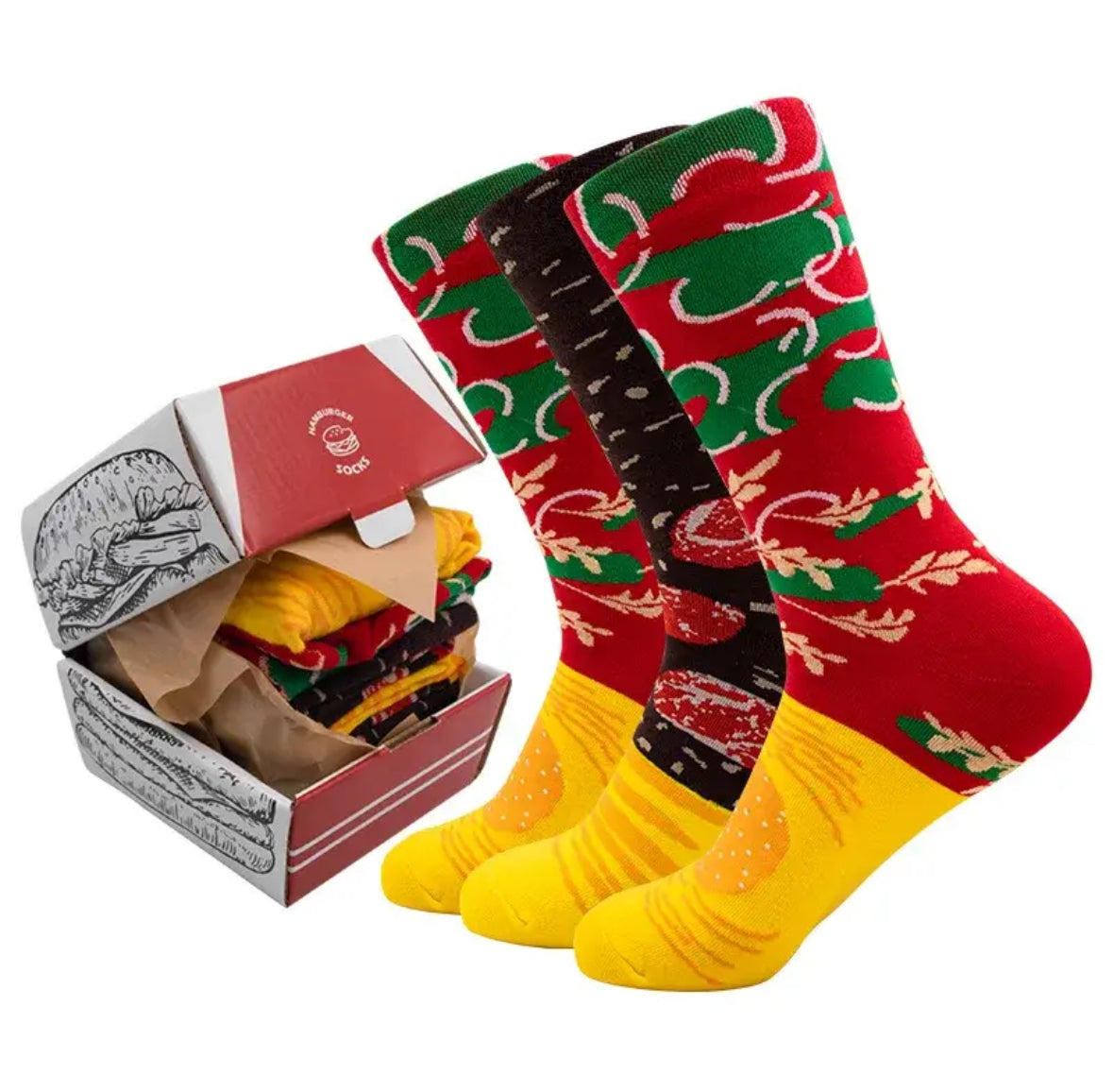 Funny Fast Food Socks | Comfort en humor in één