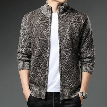 Max StripeZip Vest | Trendy gestreept wintervest