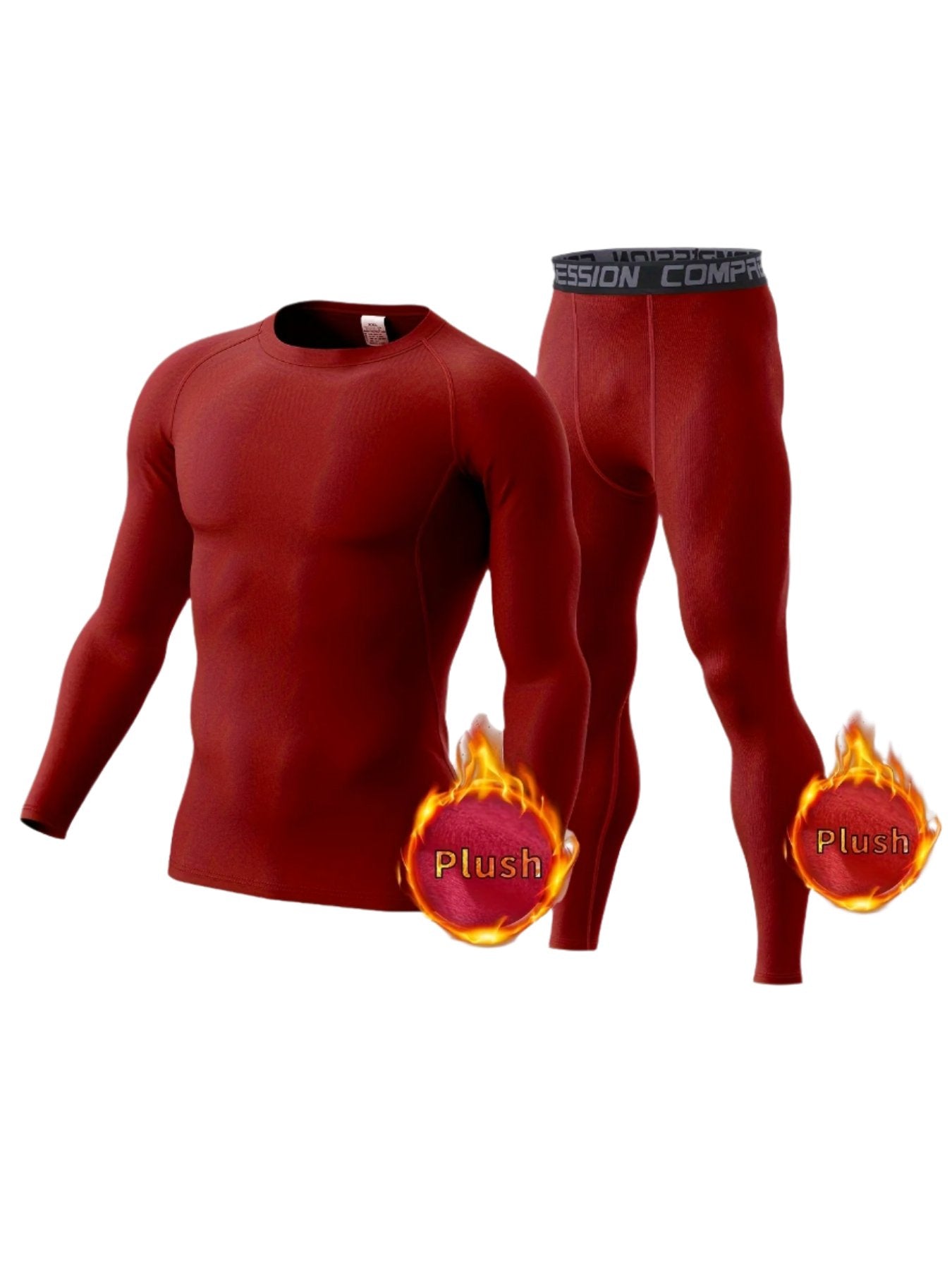 Björn | 2-teiliges Set Thermo-Kompressionsbekleidung für Herren – warm und atmungsaktiv für Fitness und Outdoor-Sport 