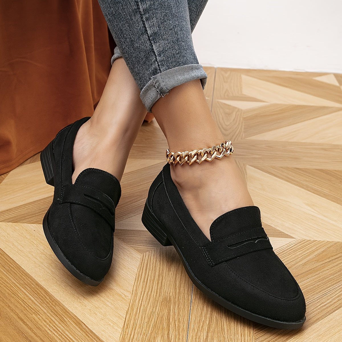 Ylva – Slip-On-Loafer aus Wildleder