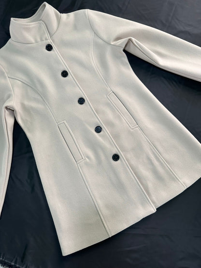 Emma | Elegante enkelknops jas voor dames – perfect voor herfst & winter