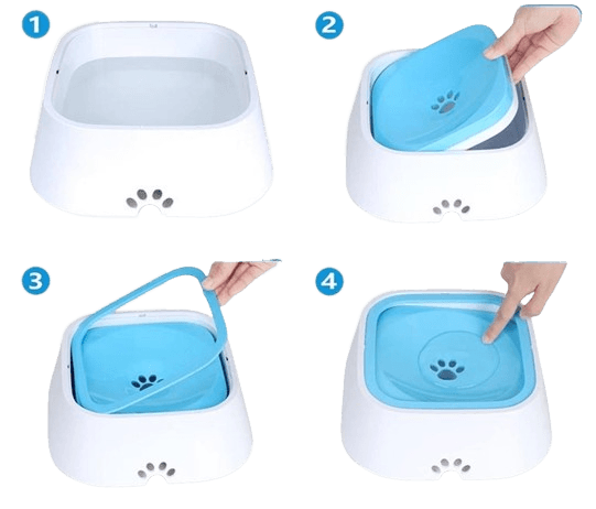 Water Bowl PRO™ | Nooit meer geknoei van je huisdier - campor.nl