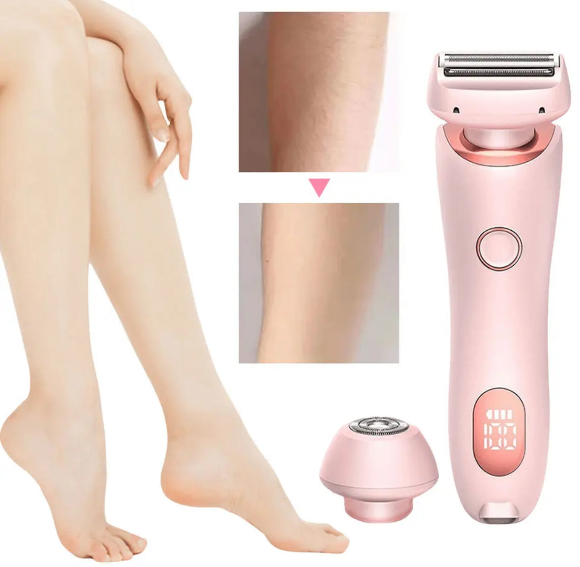 BodyShaver 2-in-1 | Für glatte Haut von Kopf bis Fuß