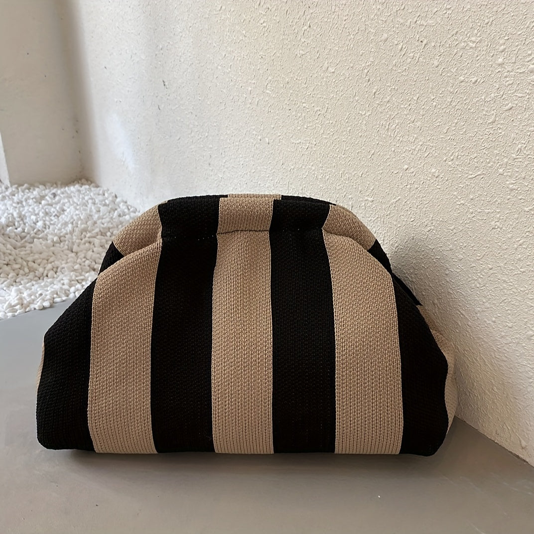 Emily | Minimalistische Clutch met Stijlvol Colorblock-Patroon