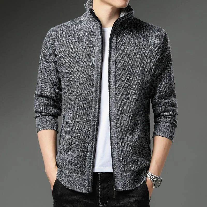 Max StripeZip Vest | Trendy gestreept wintervest