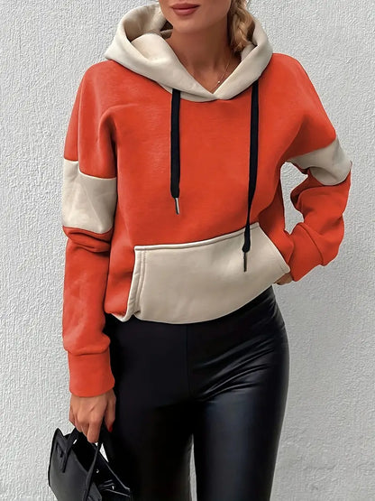 Lotte | Stijlvolle Colorblock Hoodie voor een Sportieve Look