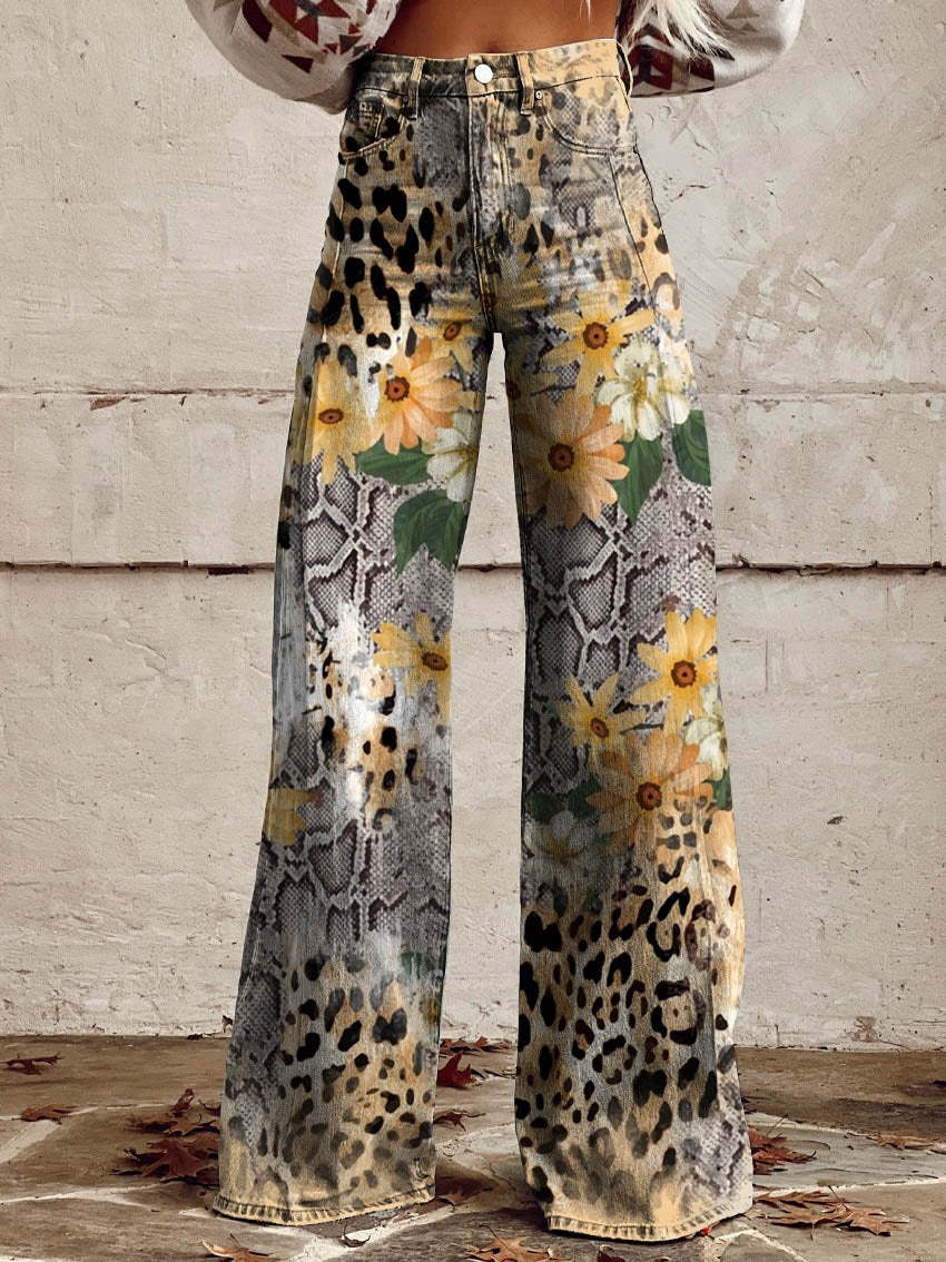 Mila | Kleurrijke Vintage Broek voor een Modevolle Look