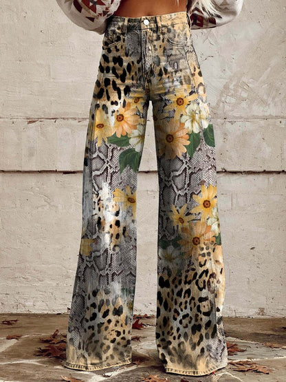 Mila | Kleurrijke Vintage Broek voor een Modevolle Look