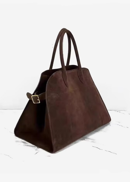 Kelly - Suede luxe travel bag