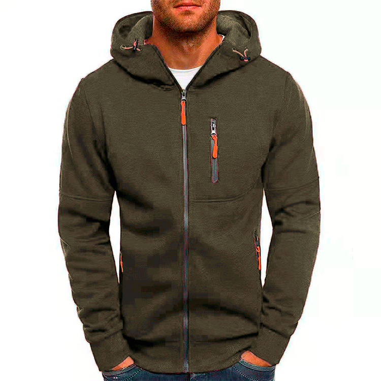 Liam | Sportlicher Hoodie mit Reißverschluss für Frühling und Herbst 