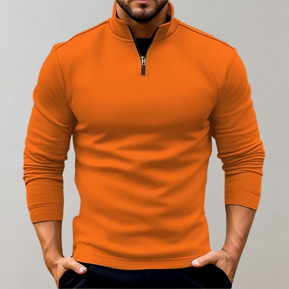 Lars | Warmer Herbst-/Winterpullover mit Stehkragen für Stil und Komfort 