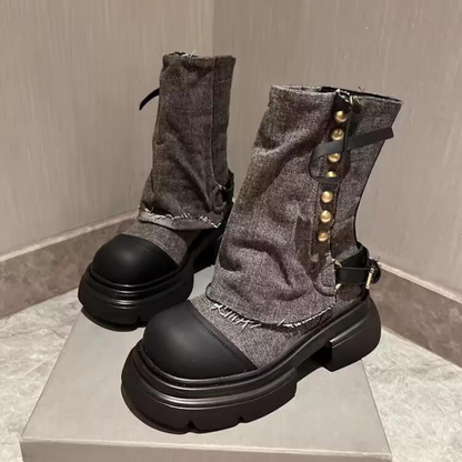 KEONA – Modische Jeansstiefel für Damen