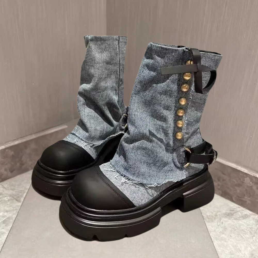 KEONA – Modische Jeansstiefel für Damen