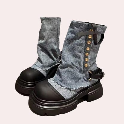 KEONA – Modische Jeansstiefel für Damen